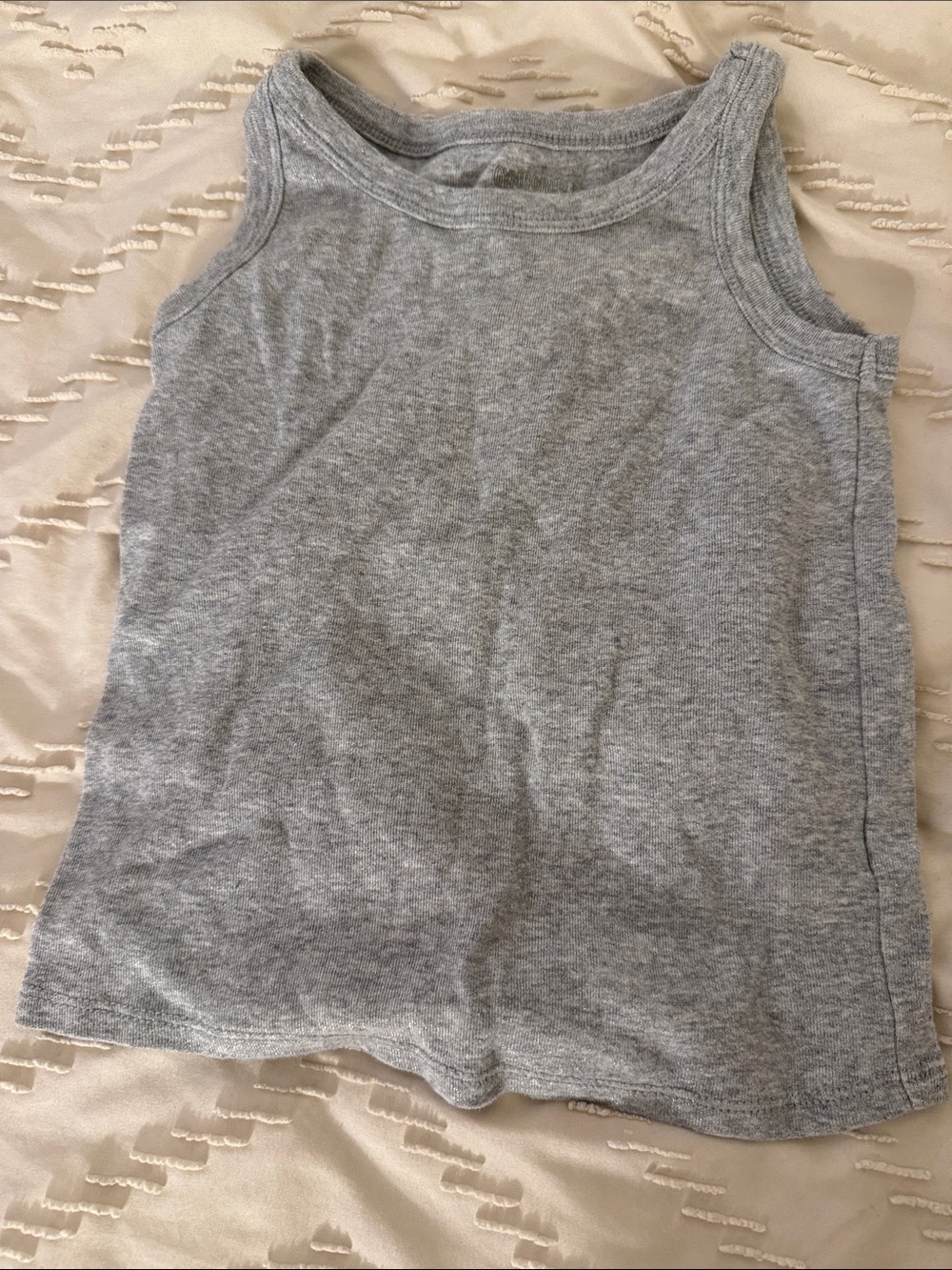 Kids Gray Tank Top - Classic Sleeveless Tank Top